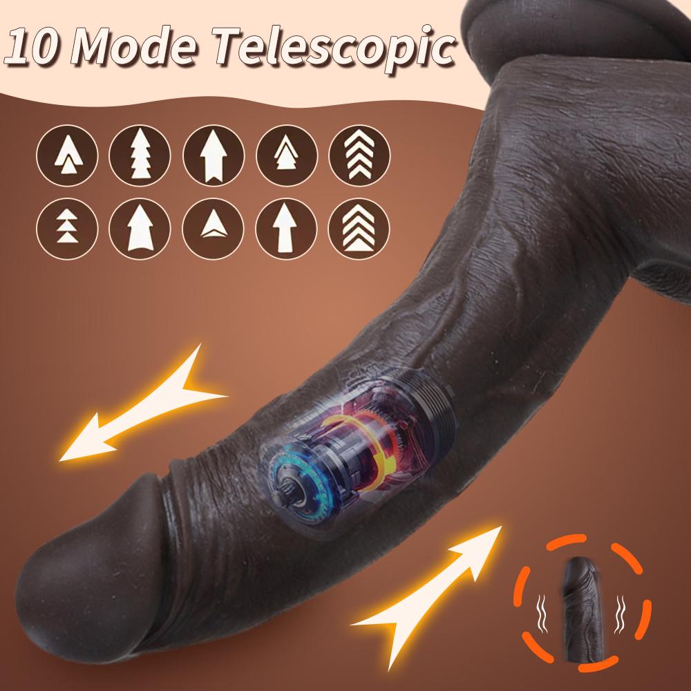 8,6-дюймовый электрический вибратор с присоской, беспроводной пульт дистанционного управления, подогрев, 9 режимов вибрации. Идеальный подарок для пар, влюбленных, дней рождения, Рождества, Нового года, вечеринок