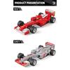 Игрушечная модель гоночного автомобиля Ferrari F1 из сплава масштаба 1/32 с инерционным механизмом, звуковыми и световыми эффектами - Идеально подходит для детских гонок и STEM-обучения