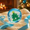 Anti-stress Ball Toy Christmas Clear Stress Toy, Anxiety Relief with Santa Reindeer Stocking Stuffers Tree Snowflake Figure, Soft Squeeze Sensory