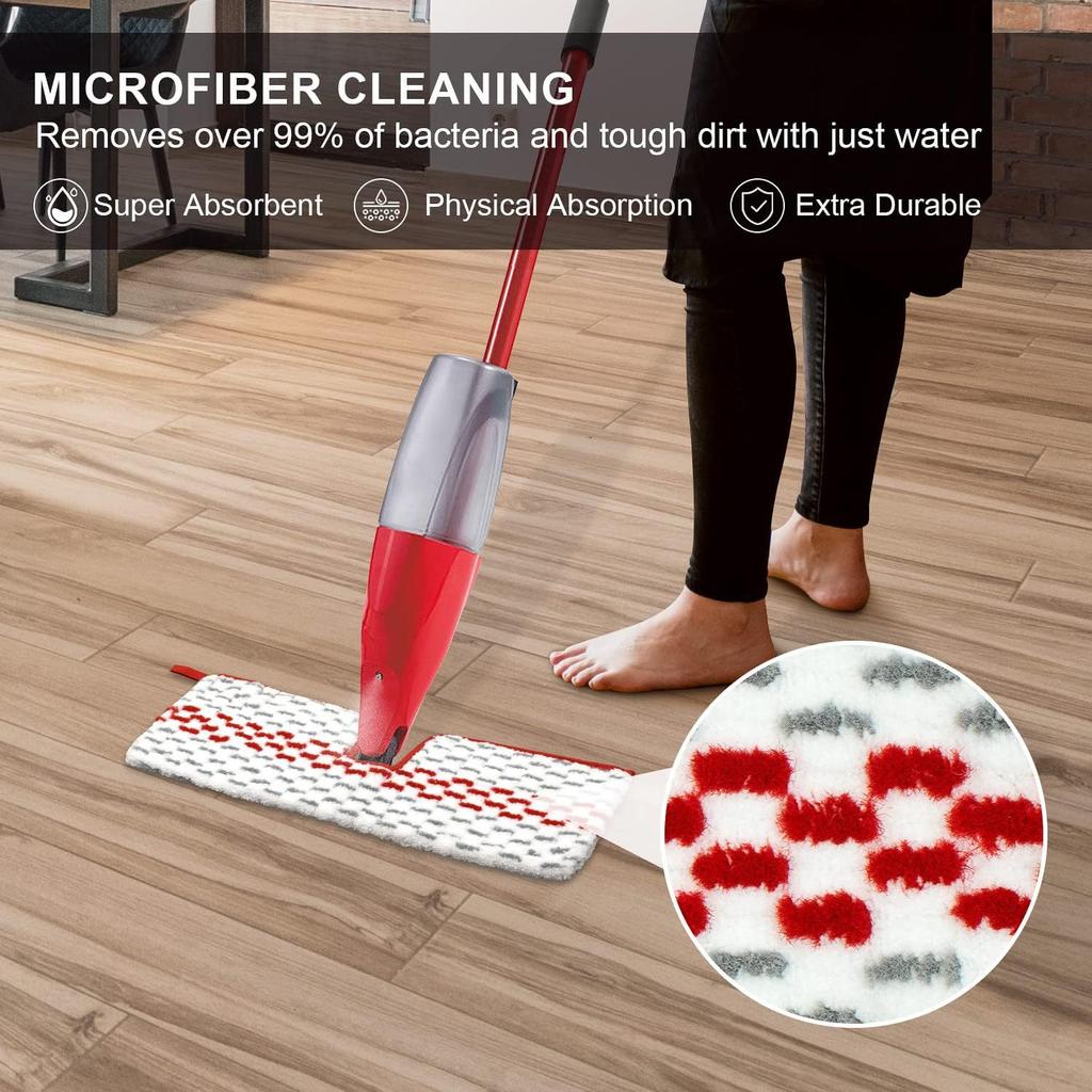 Suitable for Vile da Water Spray Mop Cloth O Cedar Promist Max Steam Mop Replacement Head 3 Pack