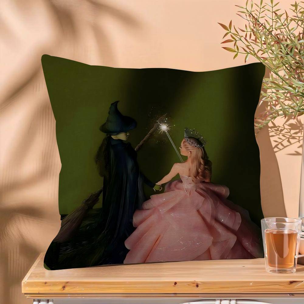 Wicked Movie Pillow Cover Design cushion Cover decor Holiday Decorati