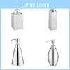 Steel Geometric Stainless Shaped Hand Sanitizer Lotion Storage Bathroom Bottle