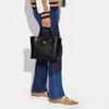 COACH Cow Leather Tote Bag , Shopping Bag , Shoulder Bag , Crossbody Bag , Handbag 25 Women's Black (Unisex) Handbags C4084 IMF2L