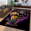 LeBron James King Crown Purple Gold Trophy Illustration Poster artistic poster style floor accent for any room, trendy decorative accent