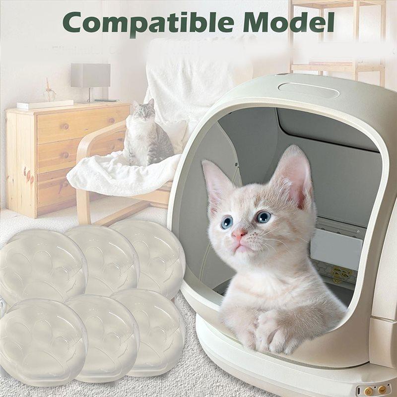 6 шт. Освежитель воздуха, совместимый с лотком для кошачьего туалета Clean Cat Litter Box, Гелевый освежитель для кошачьего туалета, Освежитель для кошачьего наполнителя