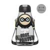 Пластиковый стаканчик Eggy Party для детей с двойной трубочкой для питья, для школы и улицы