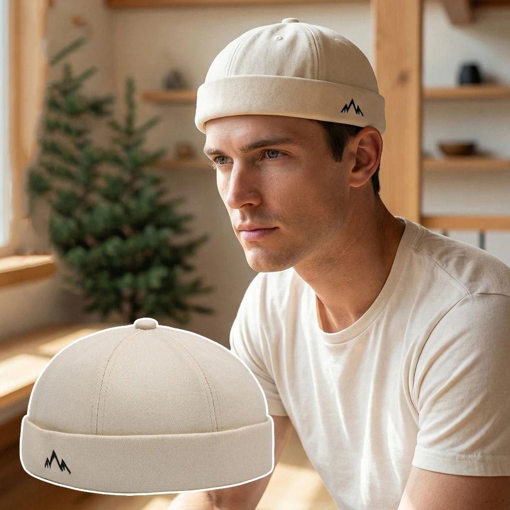 Vintage Dome Melon Cap Hip Hop Brimless Skullies Cap Fashion Beanie Hat Unisex