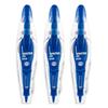 Plus Plus Correction Tape Whiper Pal Tape Width 5mm Disposable 3 Pack Blue 47-598