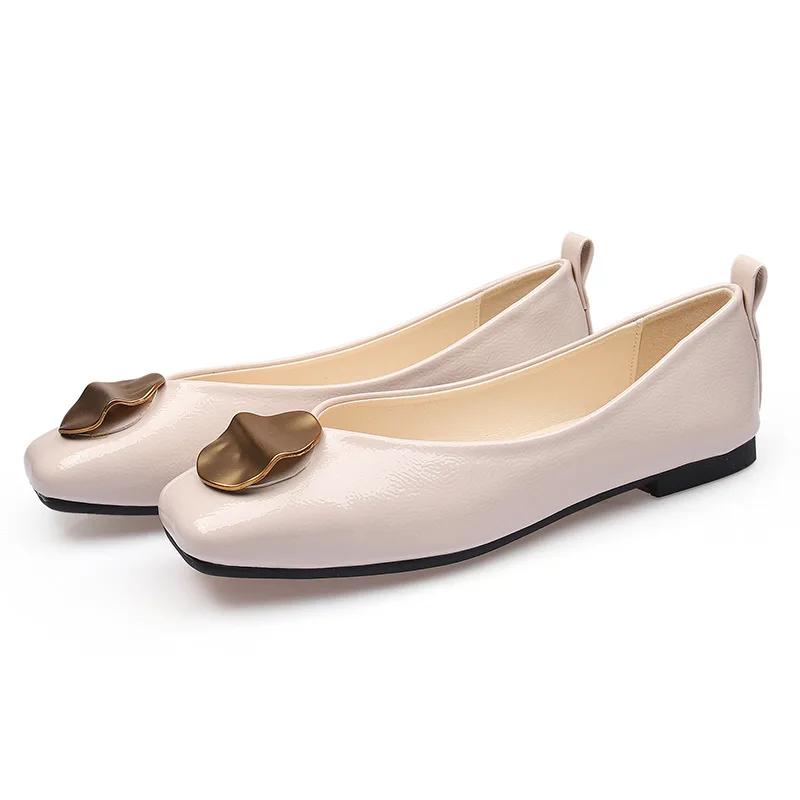 New Luxury Women's Shoes Shallow Mouth Soft Bottom Comfortable Casual Shoes High Quality Fashion Simple Lightweight Flat Shoes