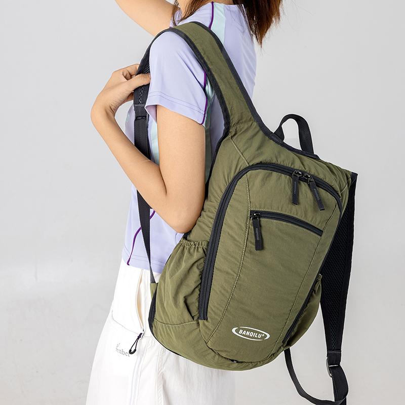 Женский легкий складной маленький рюкзак для путешествий, спорта и поездок на работу