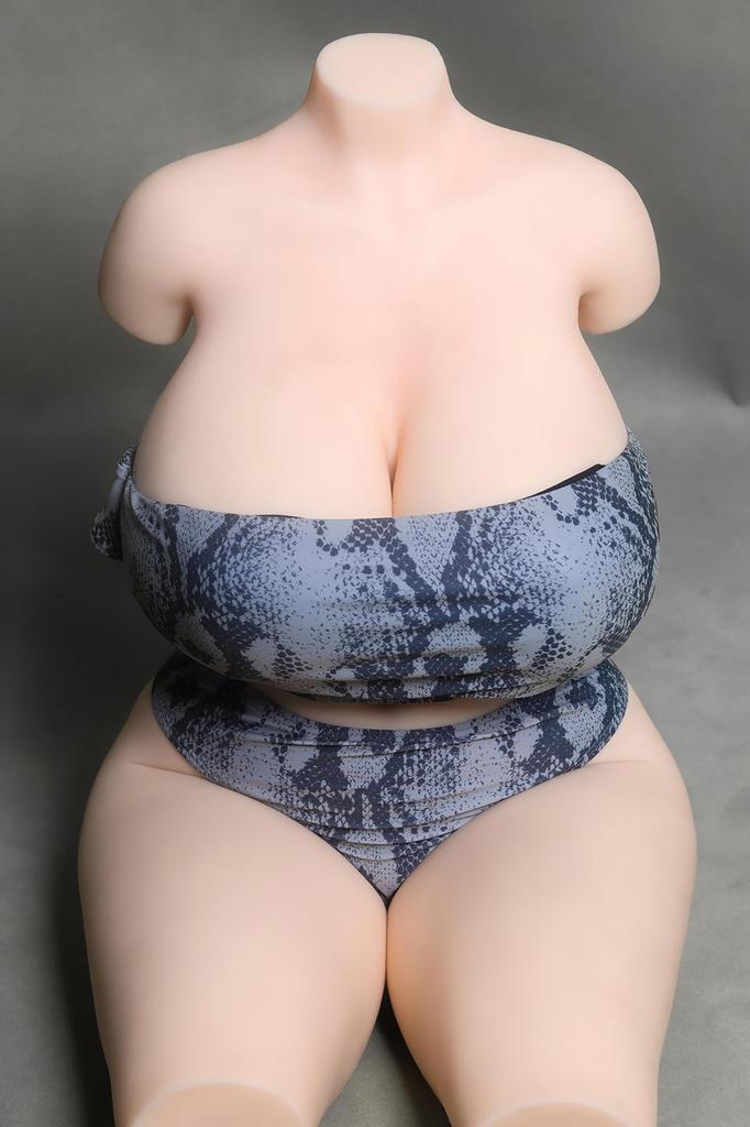 HANIDOLL Real Doll Love Doll Half Body Life Size Large Masturbator Big Tits Jelly Chest TPE Metal Skeleton 2 Holes Repeated Use 18kg M98