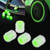 Tire Air Valve Caps 4pcs Car Tire Cap Lights Up Car Glowing Tire Valve