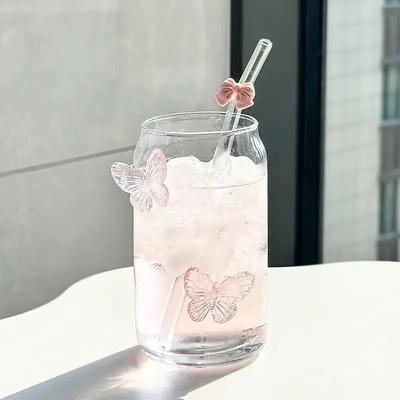 Бокообразный стакан, стакан для воды, высококачественный холодный напиток для дома, симпатичные стаканчики для сока, молока, кофе, стеклянная посуда