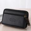 Men Bag Leather Coin Purse Strap Pocket Cellphone Bag Clutch Bag Belt Waist Pouch
