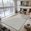 Grey Minimalist Geometric Style Large Size Carpet Easy Clean Short Velvet Floor Mats Decoration Living Room Non-slip Fluffy Rug