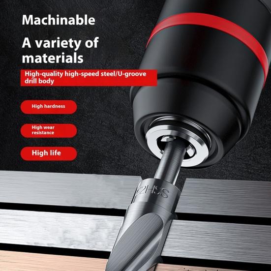 Drill Bit 118-Degree Point Angle Wear-Resistant Rust-proof Widely Used High Speed Steel DIY Drill Bit Woodworking Tool