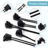 Waterproof Push Button Switch 12V ON/Off SPST Switch with 4.5''Lines KP-107 for Motorcycle Car Boat Bathroom Fan (2 Pack)
