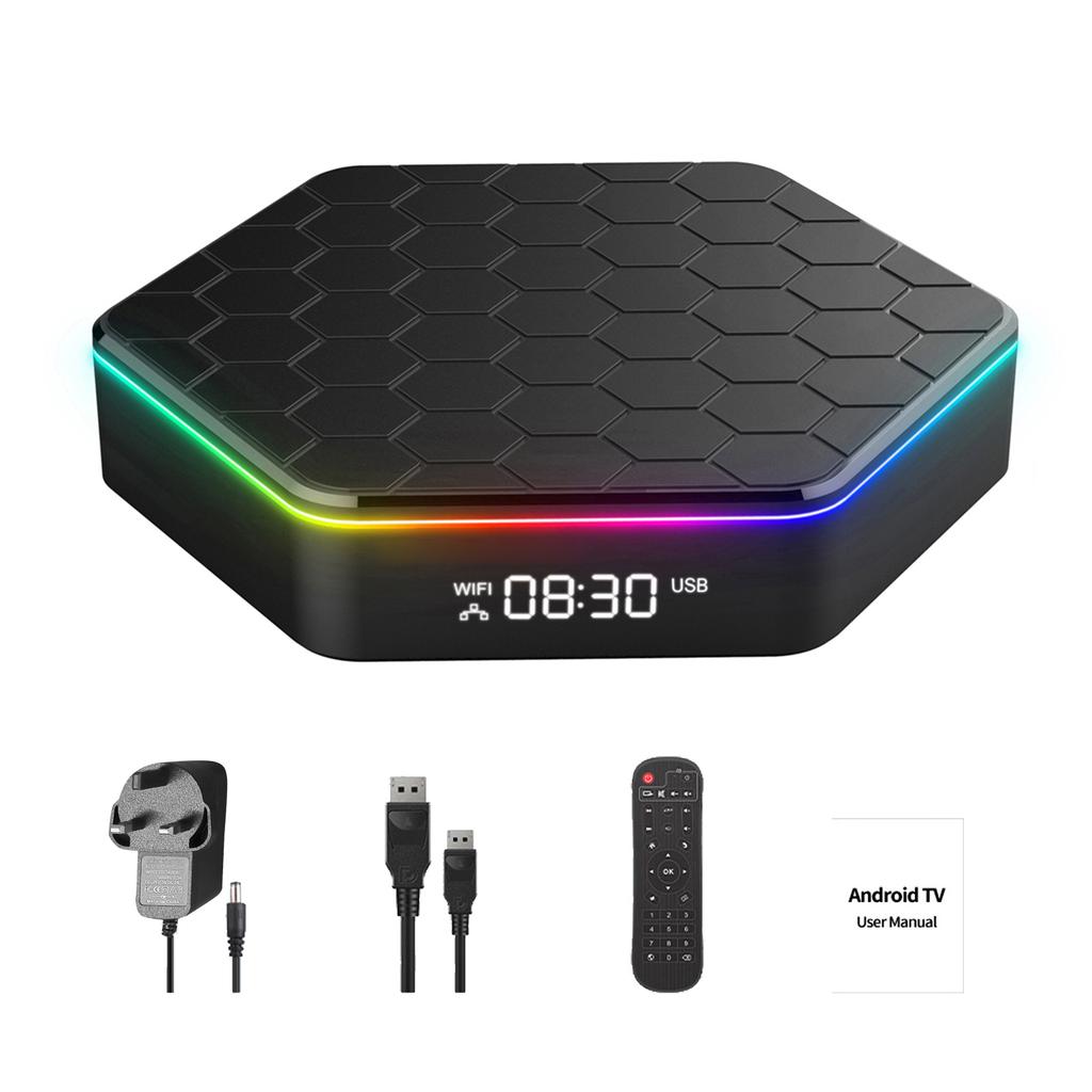 T95Z Plus Android 12.0 Smart TV Box Allwinner H618 Четырехъядерный 4K Медиаплеер 6K Декодирование H.265 VP9 Двухдиапазонный WiFi6
