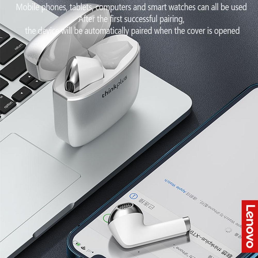 Новые беспроводные наушники Lenovo XT99 Bluetooth 5.2 с металлической текстурой TWS, музыкальные игры, двухрежимные наушники с двойным HD-микрофоном