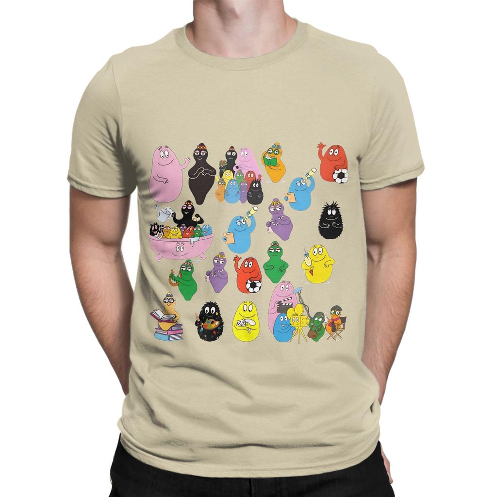 Barbapapa Funny 100 Cotton TShirt Barba Tees Tops For Unisex