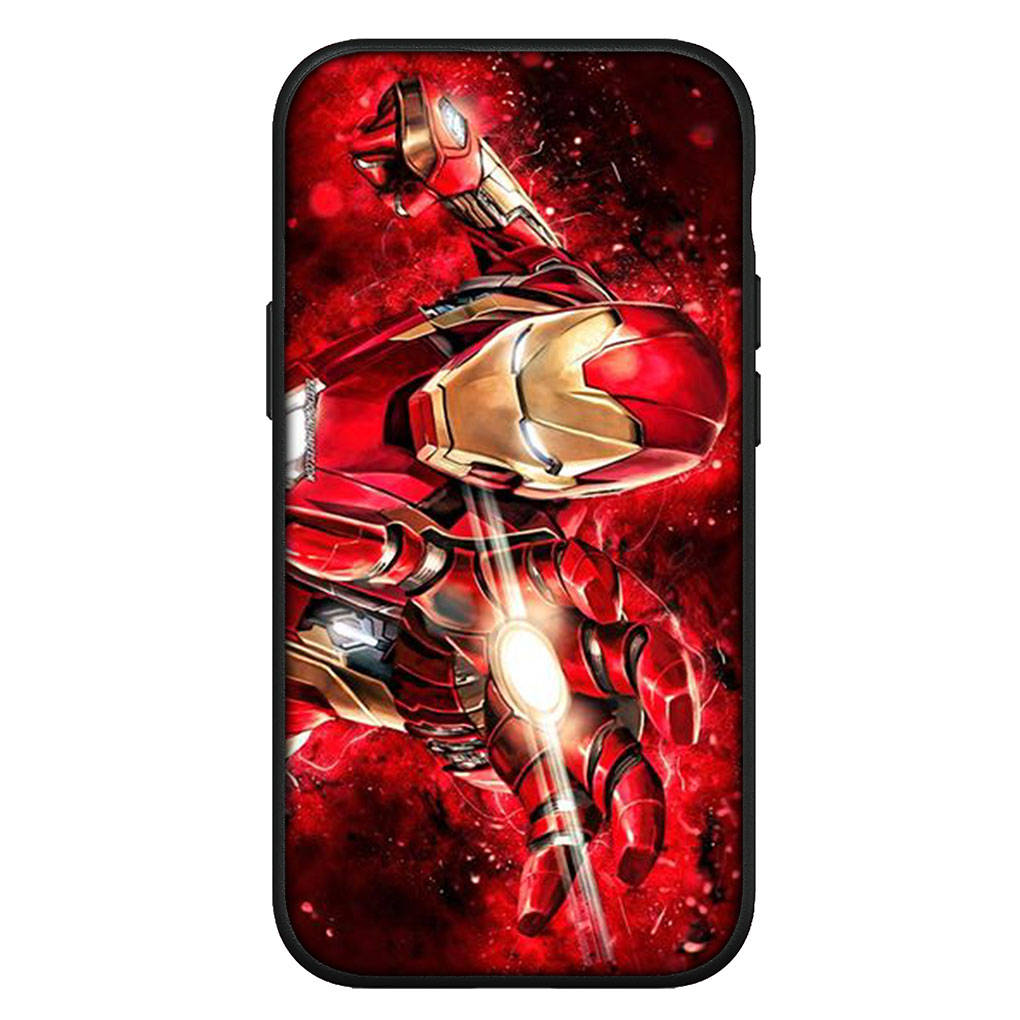 Чехол для iPhone 16 15 Xiaomi Redmi Note 14 13 12 11 Pro Max X 8 16e Samsung Galaxy S25 S24 S23 Moto OPPO Huawei Ironman Superhero Iron Man Phone Case