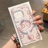 Pink Love Heart Magnetic Phone Case For iPhone 13 Case For iPhone 11 15 16 12 14 17 Pro Max 7 8 Plus Translucent Clear Cover