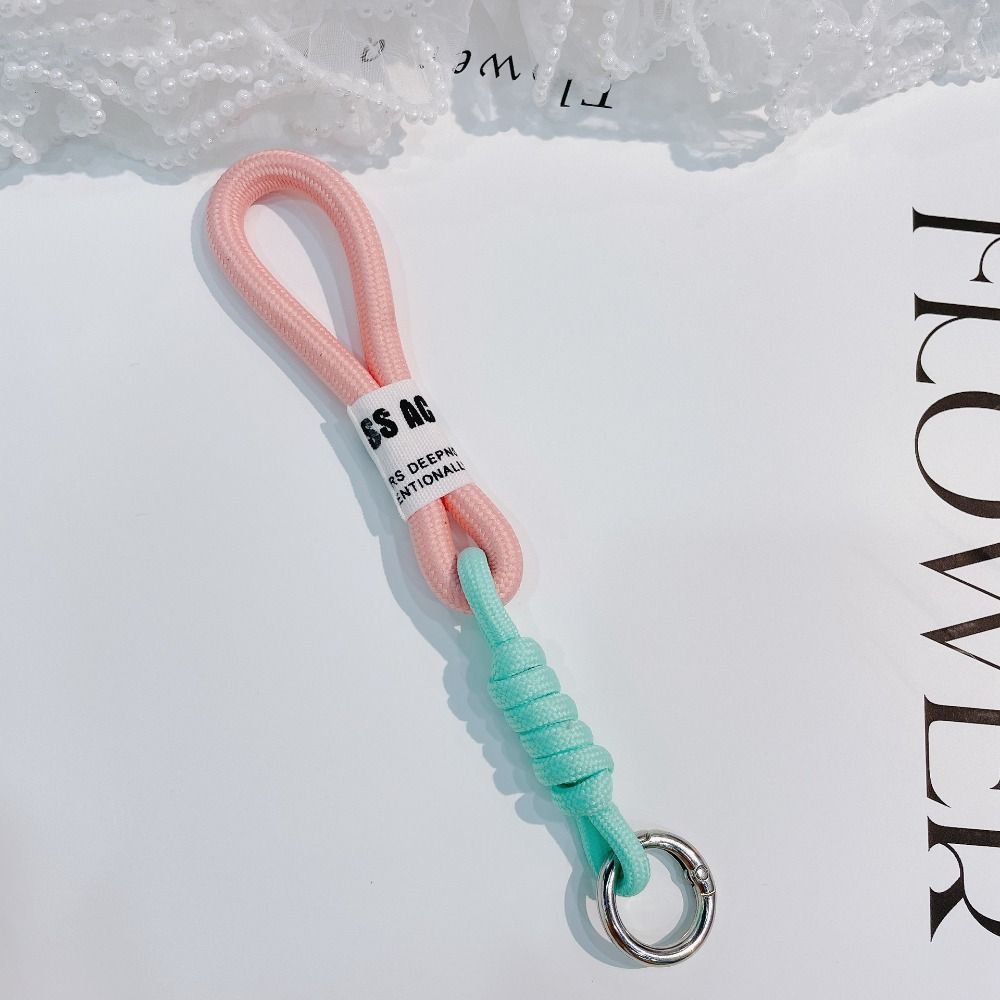 Анти-потеряшка, цветной узел, креативный плетеный шнурок, брелок, рюкзак, декор