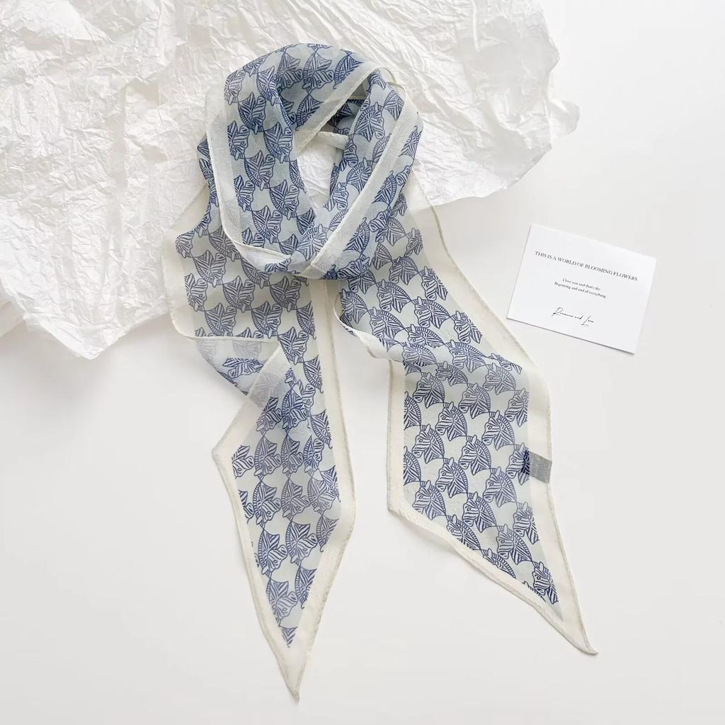 100% Nature Silk Scarf Fashion Women Scarves Shawl Hijab Bandana Kerchief Pashmina Neckerchief Foulard Female Echarpe 10*150cm