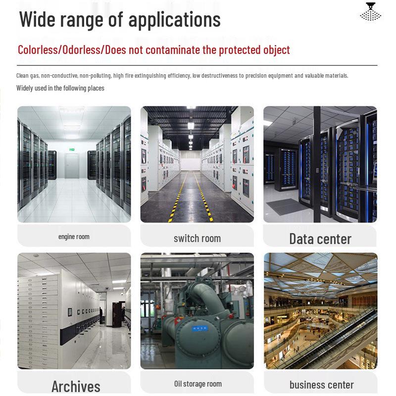 Автоматический ультрадисперсный порошковый подвесной огнетушитель для складов и электростанций