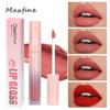 MAXFINE Matte Lip Glaze Водостойкий и стойкий цвет, не тускнеет, не прилипает к чашкам