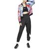Nike Куртка с цветочным принтом и длинными рукавами на молнии, женская куртка, разноцветная AR2221-010