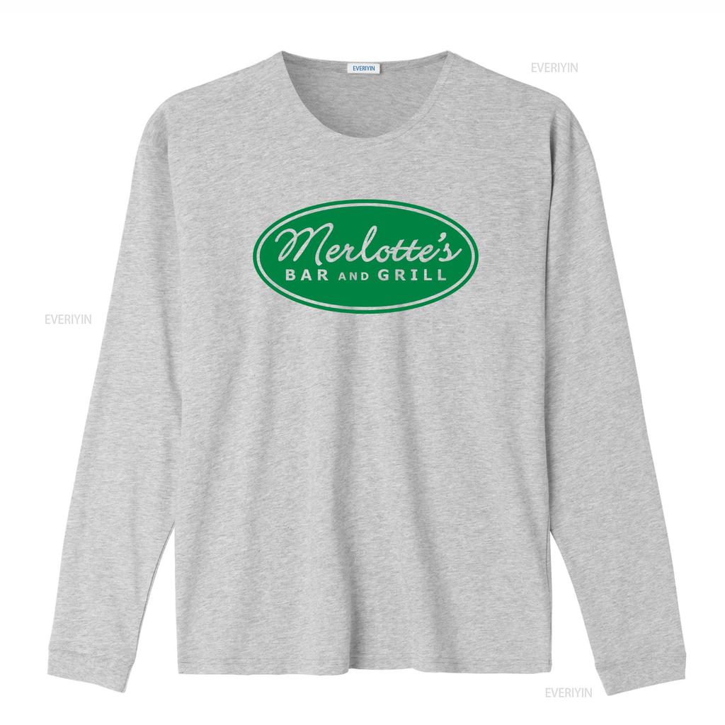 Juniors True Blood TV Show Series Merlottes Bar and Grill Print White Cosplay T Shirt vintage Washed streetwear Stretched
