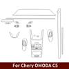 Для Chery OMODA A5/C5 -2024 Антицарапающая пленка для интерьера автомобиля Панель приборов пиано-пластик Центральная консоль рычага переключения передач Прозрачная пленка из ТПУ