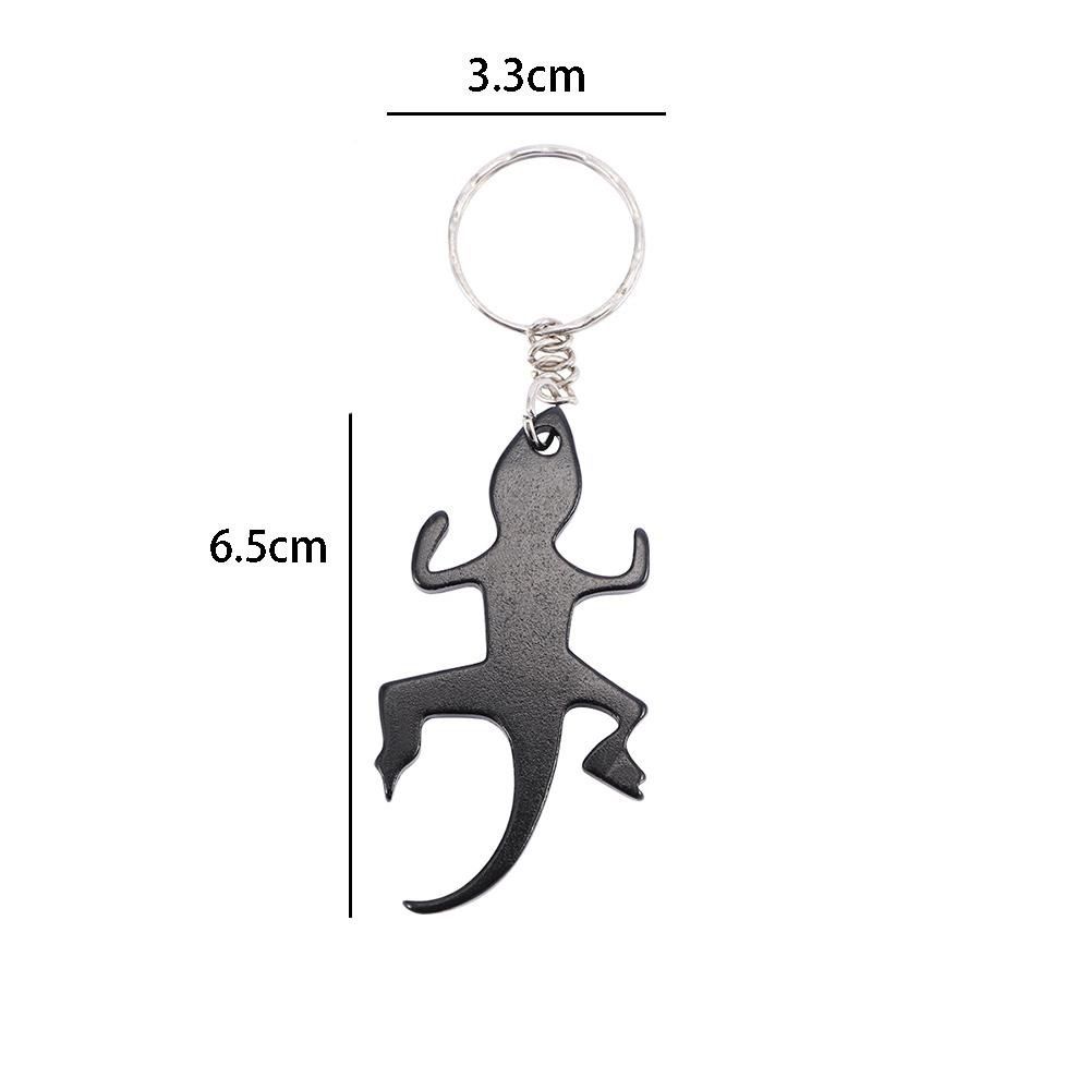 Cartoon Multifunction Lizard Shape Beer Zinc Zinc Alloy Aluminum Corkscrew Bottle Opener Openers Keys Ring
