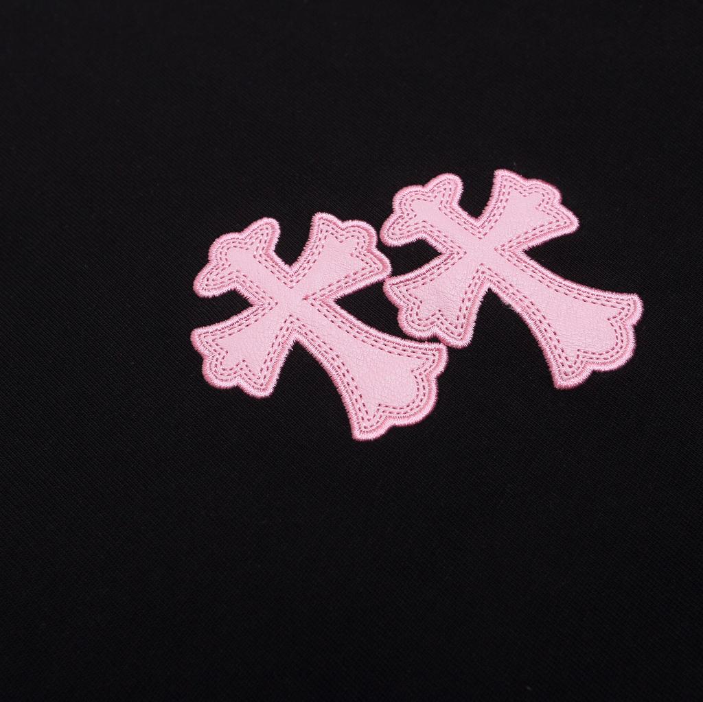 1975 CHROME HEARTS 2025 Summer New High Quality Cotton Round Neck Loose Large Size Men's and Women's T-shirt Couple T-shirt