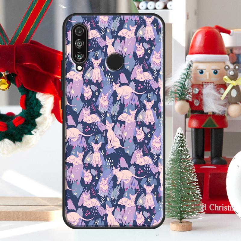 Чехол для телефона Huawei Nova Y73 Y60 Y70 Y90 Y72 Y61 Y91 7i 8i 11i 12i 12s 9 10 SE P20 P30 P40 Lite с изображением сфинкса