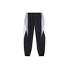Sports Trend Series Windproof Water-Repellent Loose Fit Drawstring Fashion Knit Joggers Men Joggers Black AYKU033-3