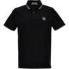 Logo Patch Short Sleeve Polo Shirt Men Polo Shirts Black K1S1522002SCS0018-V0029