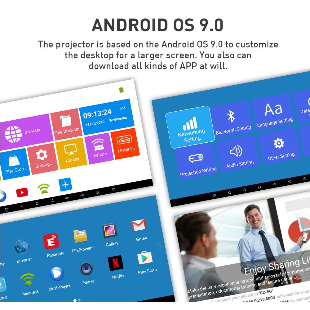Vivicine P11 Новейший смарт-карманный мобильный 3D-мини-проектор