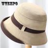Рыбацкая шляпа женская простая и универсальная шляпа для путешествий на открытом воздухе солнцезащитная однотонная модная большая окружность головы шляпа для бассейна