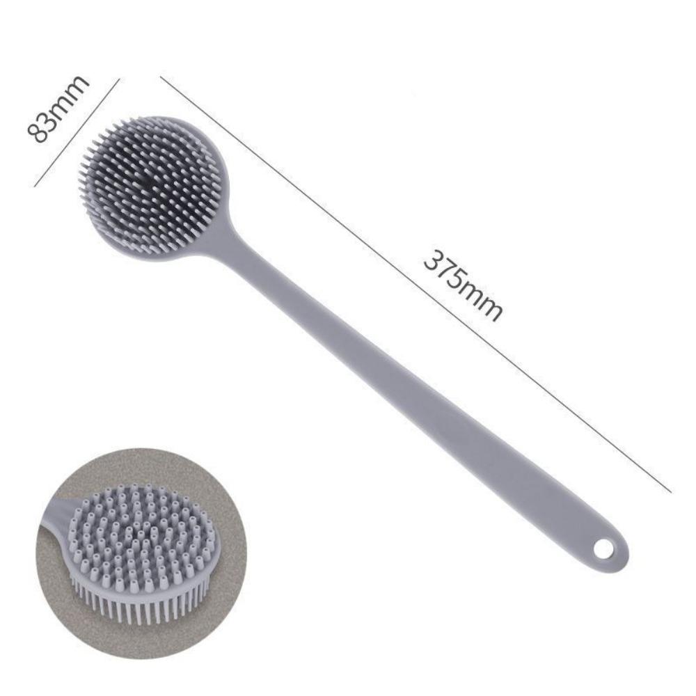 Exfoliating Double-Sided Bath Brush Long Handle Back Scrubber New Shower Brush Women