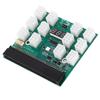 Power Supply Breakout Board Adapter Professional 1600W 12 Port ATX 6 Pin PSU Breakout Board for DPS