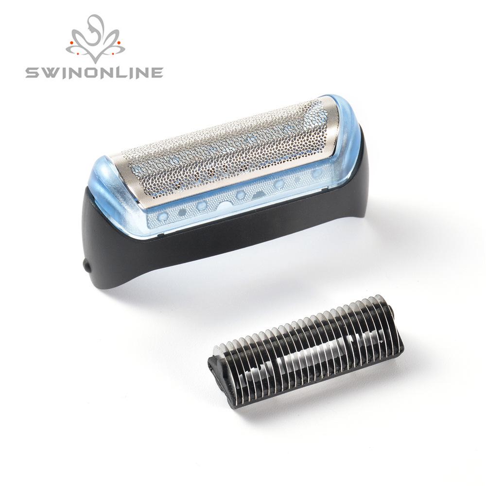 Совместимая сетка и режущий блок для бритвы BRAUN 10B/20B 180 190 190S 1775 1735 Синяя сетка