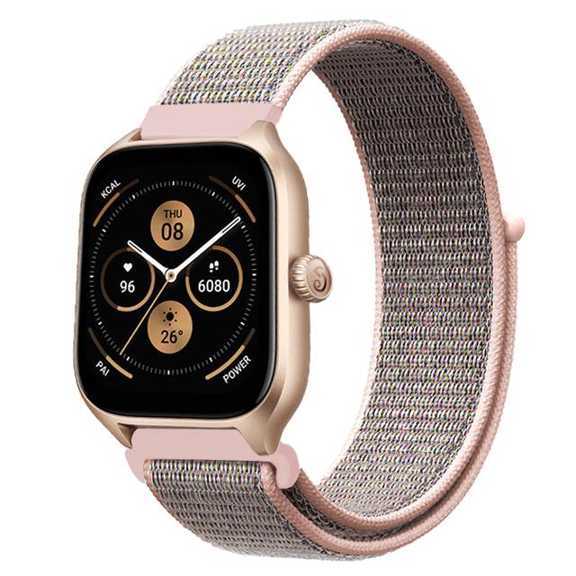 20 мм 22 мм Нейлоновый ремешок-петля Для Amazfit GTS 4/3/3pro/2e/GTS 2 Mini/GTR 4 47 мм/GTR 2/Stratos 2 3 Ремешок Для Amazfit Bip 3 Pro Correa