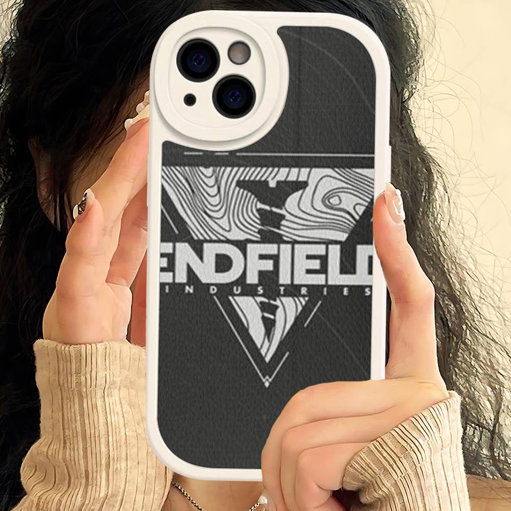 Популярная игра A-Arknights E-Endfield Чехол для телефона For IPhone 16 15 14 13 12 11 Pro Max Plus Мягкий кожаный чехол