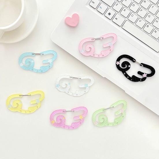 Акриловый брелок с крючком-клипсой, легкая подвеска-украшение, брелок для ключей, шарм для сумки/автомобиля, аксессуар для рюкзака