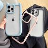 Прозрачный акриловый кошачьи уши IPhone16promax Simple Frosted Apple 15/14/13 однотонный защитный чехол