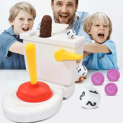 Забавная игрушка-трюк в туалете, интерактивная игрушка-подделка для смыва в туалете, набор игрушек для снятия стресса на вечеринке с крошкой и сливом в туалете