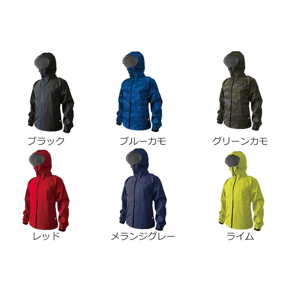 Doqment Waterproof Breathable Stretch Shield Jacket 7570 Melange Gray M (Suitable for Commuting,
