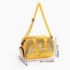 Large Capacity Transparent Fitness  Bag With Strap Beach Handbag Portable Clear Wash Bag  Swmming